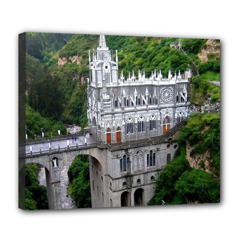 Las Lajas Sanctuary 2 Deluxe Canvas 24  X 20   by trendistuff