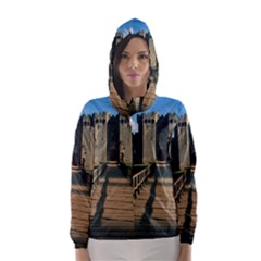 Bodiam Castle Hooded Wind Breaker (women) by trendistuff