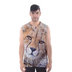 Leopard Laying Down Men s Basketball Tank Top by trendistuff