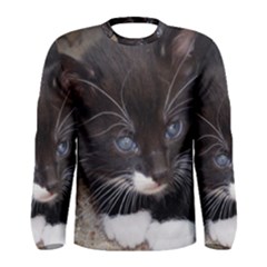 Kitty In A Corner Men s Long Sleeve T-shirts by trendistuff