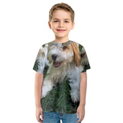 Cute Cavapoo Puppy Kid s Sport Mesh Tees