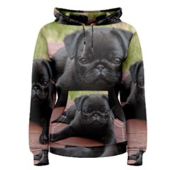Alert Pug Puppy Women s Pullover Hoodies by trendistuff