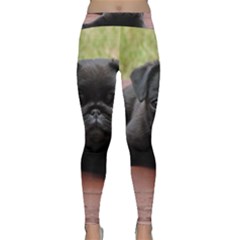 Alert Pug Puppy Yoga Leggings by trendistuff