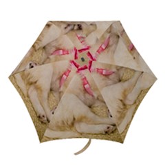 Adorable Sleeping Puppy Mini Folding Umbrellas by trendistuff