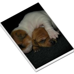 Adorable Baby Puppies Large Memo Pads by trendistuff