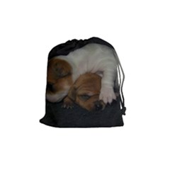 Adorable Baby Puppies Drawstring Pouches (medium)  by trendistuff