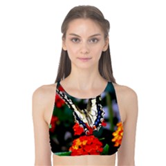 Butterfly Flowers 1 Tank Bikini Top by trendistuff