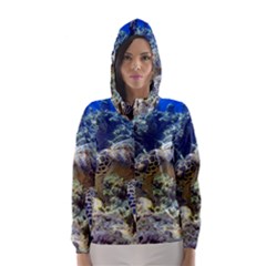 Sea Turtle Hooded Wind Breaker (women) by trendistuff