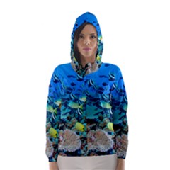 Fr Frigate Shoals Hooded Wind Breaker (women) by trendistuff