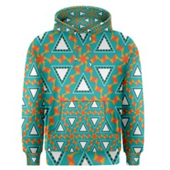 Triangles And Other Shapes Pattern Men s Pullover Hoodie by LalyLauraFLM