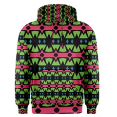 Shapes On A Black Background Pattern Men s Pullover Hoodie by LalyLauraFLM