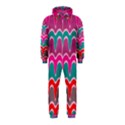 Waves pattern Hooded Jumpsuit (Kids) View1