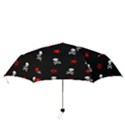 Stars, Skulls And Crossbones Folding Umbrellas View3