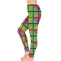 3D rhombus pattern Leggings View3