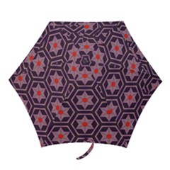 Flowers And Honeycomb Pattern Umbrella by LalyLauraFLM