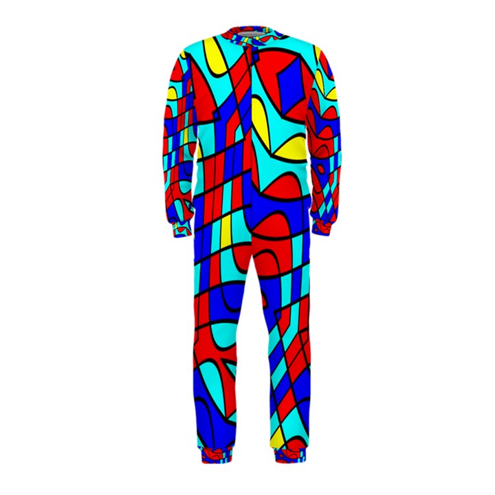 Colorful bent shapes OnePiece Jumpsuit (Kids)