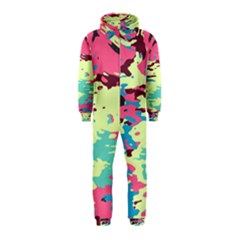 Chaos texture Hooded Jumpsuit (Kids)
