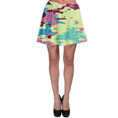 Chaos texture Skater Skirt