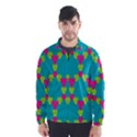 Triangles honeycombs and other shapes pattern Wind Breaker (Men) View1