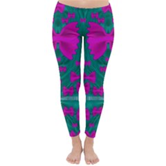 World Wide Flying Butterflies Winter Leggings 