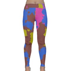 Retro Textureyoga Leggings by LalyLauraFLM