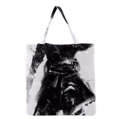 Assassins Creed Black Flag Tshirt Grocery Tote Bags by iankingart