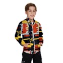 Distorted shapes in retro colors Wind Breaker (Kids) View1