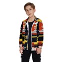 Distorted shapes in retro colors Wind Breaker (Kids) View2