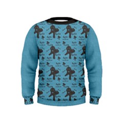 I Love Chocolate Lab Kids  Sweatshirt by SalonOfArtDesigns