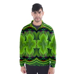 Green Clover Wind Breaker (men) by Delasel