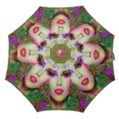 Flowers In Your Hair Straight Umbrellas by icarusismartdesigns