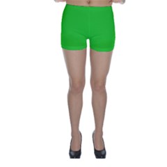 Lime Green Solid  Shorts by GalaxySpirit