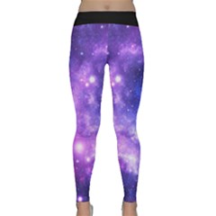 Blue/purple Galaxy Yoga Leggings  by GalaxySpirit