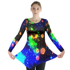 Cosmic Scenery Long Sleeve Tunic  by sirhowardlee