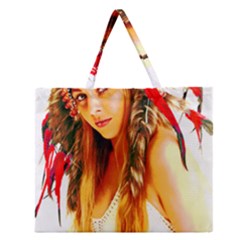 Indian 26 Zipper Large Tote Bag by indianwarrior