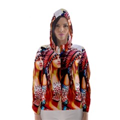 Indian 22 Hooded Wind Breaker (women) by indianwarrior