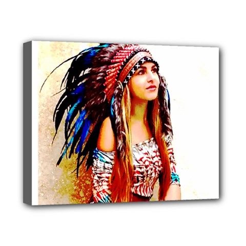 Indian 22 Canvas 10  X 8  by indianwarrior