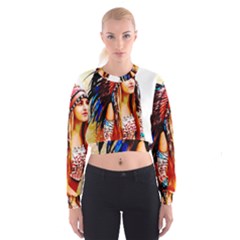 Indian 22 Women s Cropped Sweatshirt