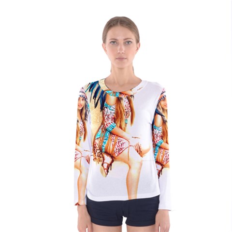 Indian 18 Women s Long Sleeve Tee by indianwarrior