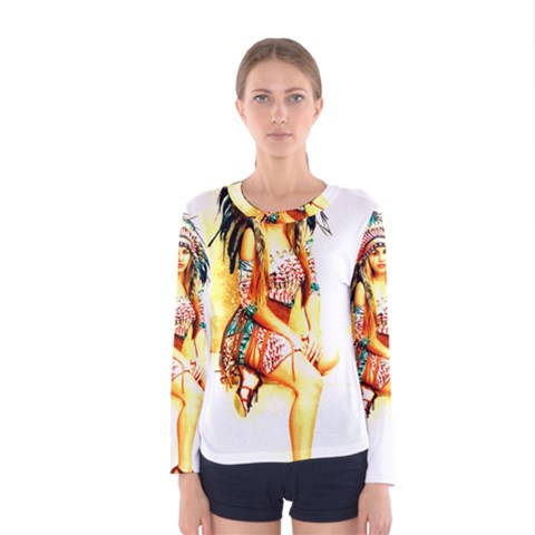 Indian 16 Women s Long Sleeve Tee by indianwarrior