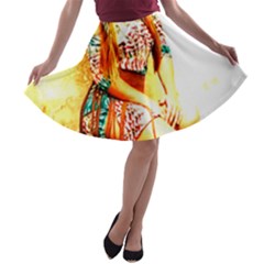 Indian 16 A-line Skater Skirt