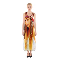 Indian 26 Full Print Maxi Dress