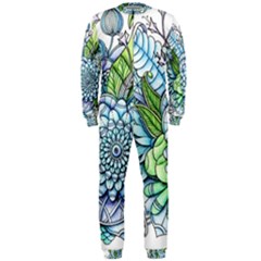 Peaceful Flower Garden 2 Onepiece Jumpsuit (men)  by Zandiepants