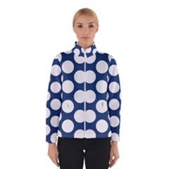 Dark Blue Polkadot Winterwear by Zandiepants