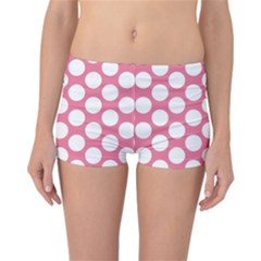 Pink Polkadot Reversible Boyleg Bikini Bottoms by Zandiepants
