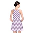 Lilac And White Zigzag Reversible Skater Dress View2