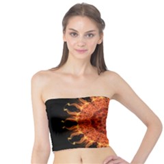 Flaming Sun Tube Top by Zandiepants