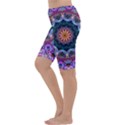 Purple Lotus Cropped Leggings View2