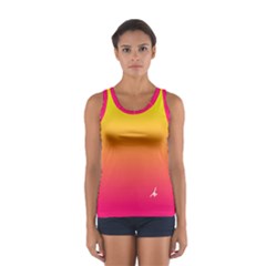 Aerial Ain t Just A Princess In Sunset Ombre Tank Top  by GalaxySpirit