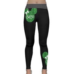 Cheer Mouse In Green Yoga Leggings  by GalaxySpirit